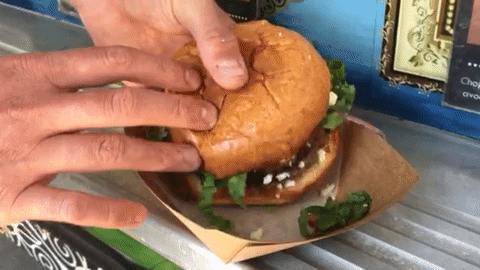 Lifehack: Eat Your Hamburger Upside Down