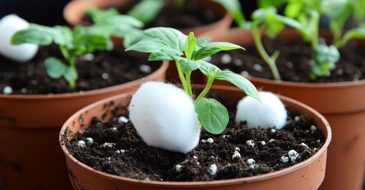 Lifehack: Keep Your Plants Thriving with This Cotton Ball Hack